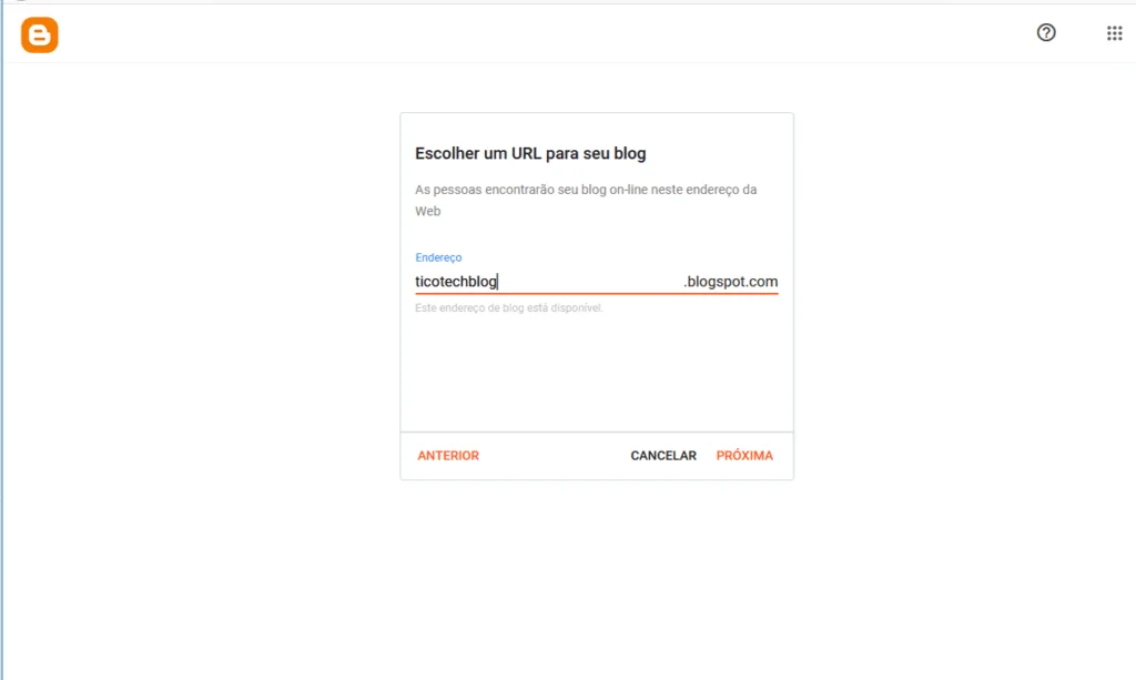 Aprenda como criar um blog com a Blogger