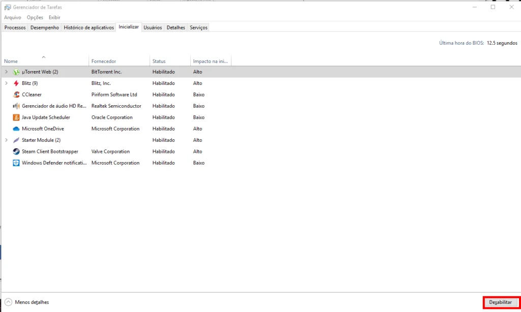 Como iniciar o windows 10 muito mais rápido