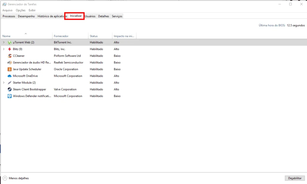 Como iniciar o windows 10 muito mais rápido