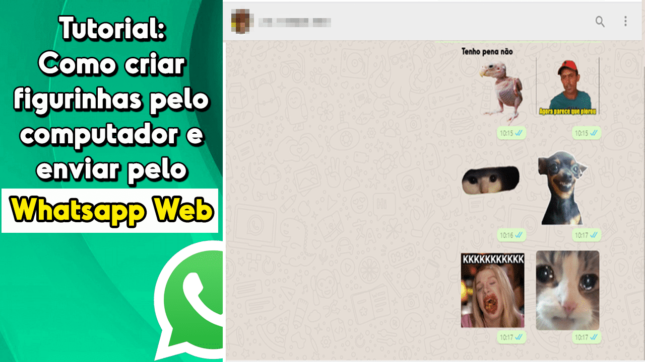 Como fazer figurinha no WhatsApp Web sem instalar nada no PC