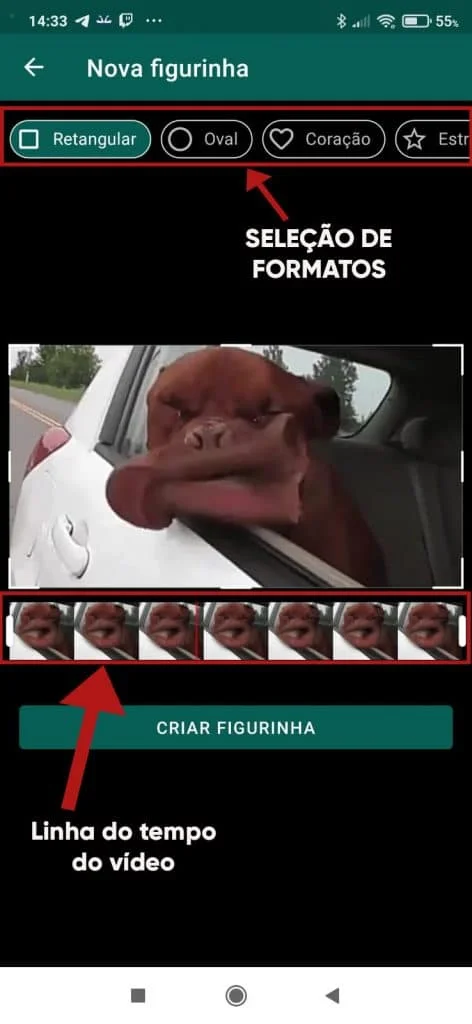 Como criar figurinhas animadas